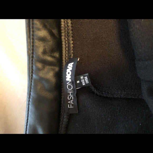 Fashion Nova Carina High Rise Faux Leather Pant - Picture 5 of 5